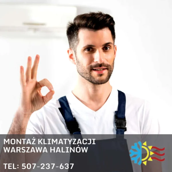 montaż klimatyzacji halinów