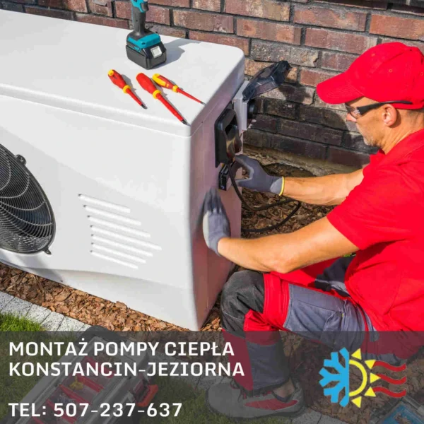 montaż pompy ciepła konstancin-jeziorna