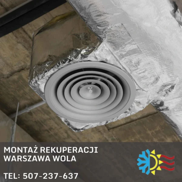 montaż rekuperacji warszawa wola