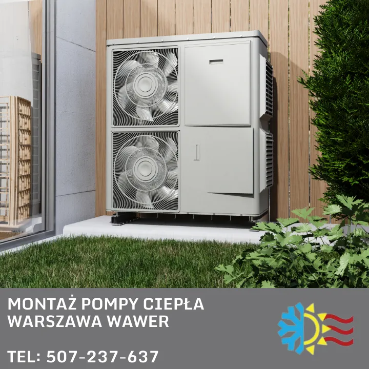 montaż pompy ciepła warszawa wawer