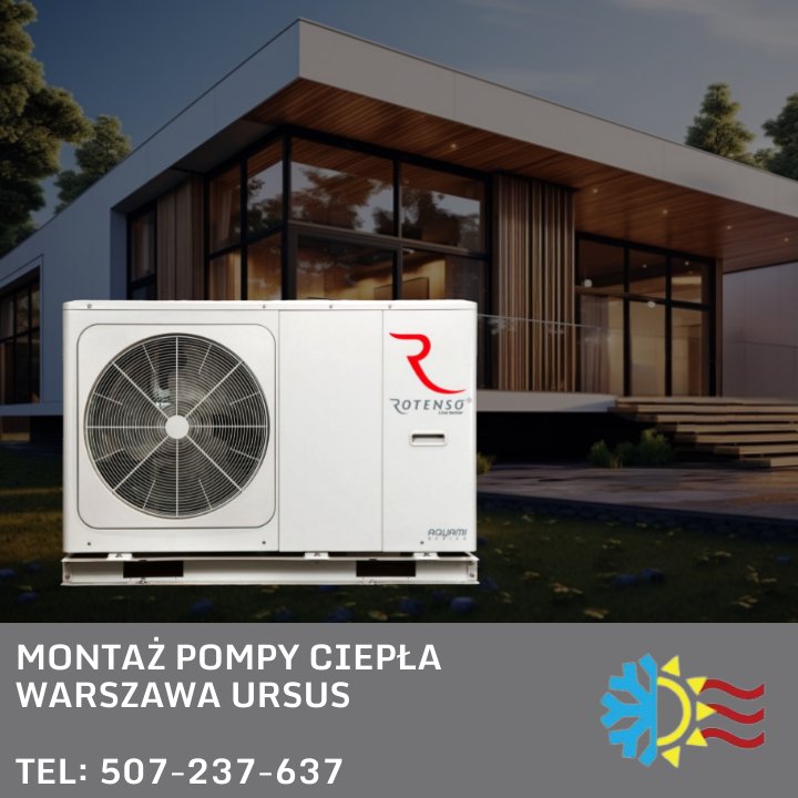 montaż pompy ciepła warszawa ursus