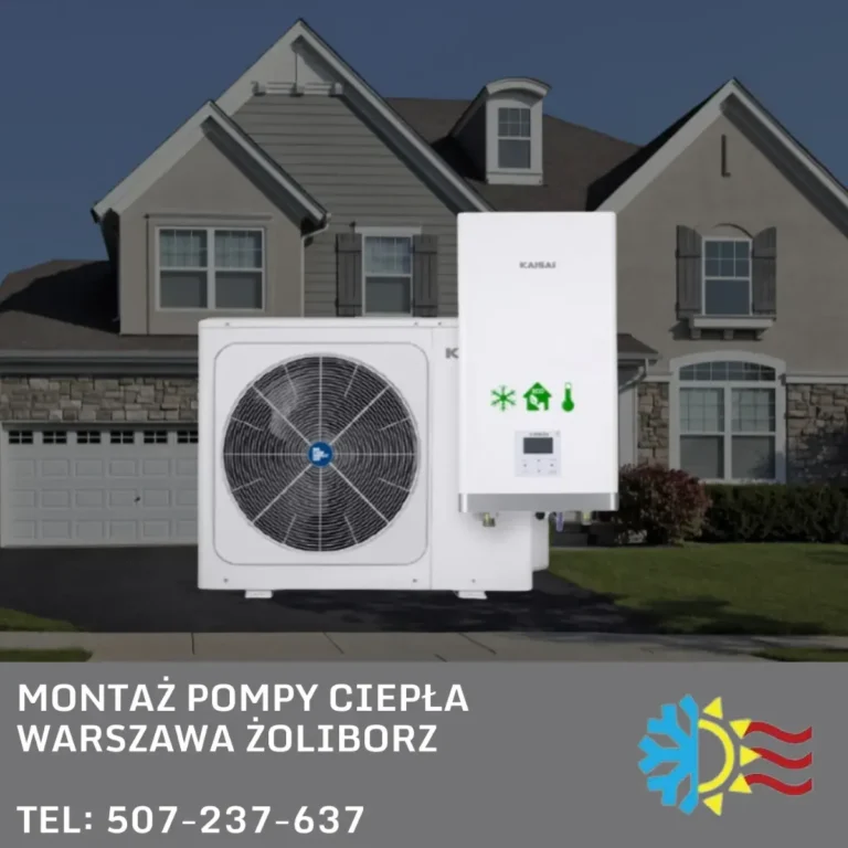 montaż pompy ciepła warszawa żoliborz