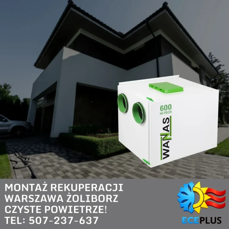 montaż rekuperacji warszawa żoliborz